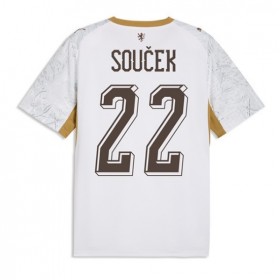 Tjeckien Tomas Soucek #22 Borta Kläder VM 2026 Kortärmad